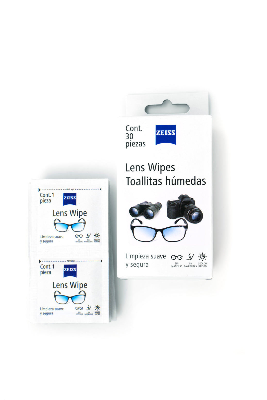 LIMPIA GAFAS LENS WIPES ZEISS CAJA X 30